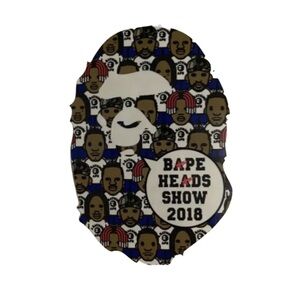 BAPE HEADS SHOW 2018 Bape Head Sticker